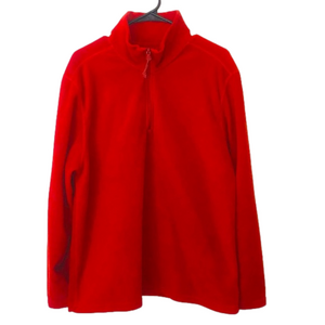 ST.JOHNS BAY Burnt Orange Quarter Zip Pull-Over Jacket